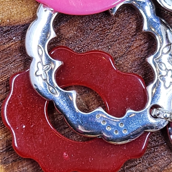 BRIGHTON Meadow Garden Silver Colorful Charm Bracelet - Picture 7 of 8